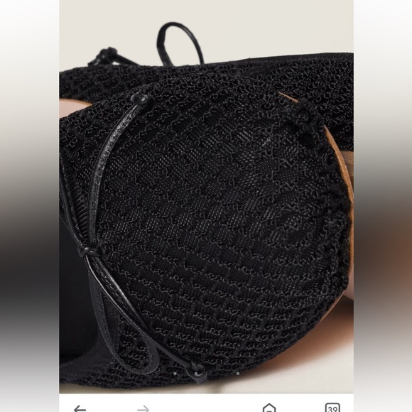 Miu Miu Black Mesh Ballet Flats Size 8. Barely used. - Picture 3 of 8